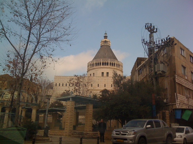 The famous landmark church of Nazareth.