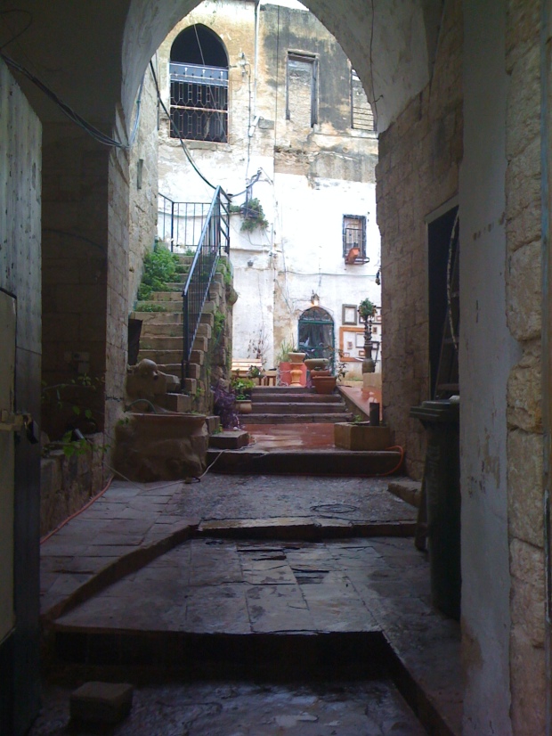 Hostel courtyard - Nazareth