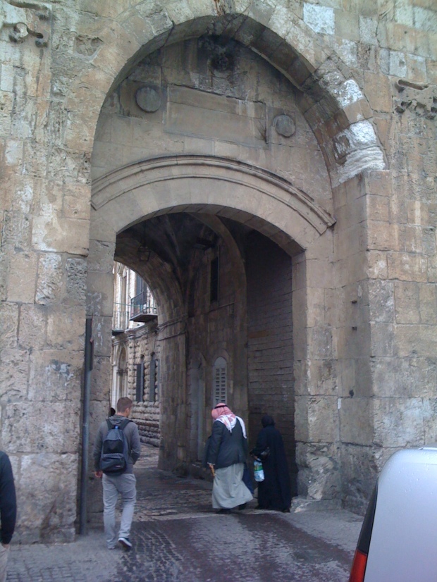 Entering the Lion's Gate - Old City Jerusalem